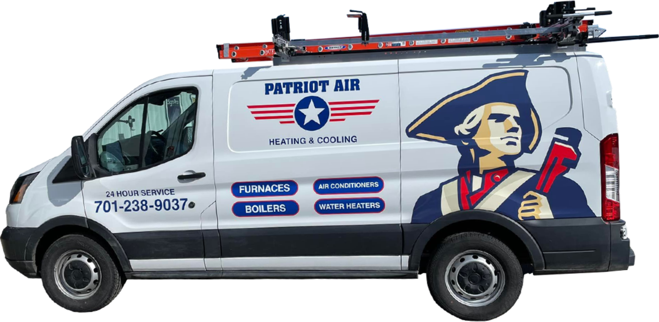 Patriot Air Heating & Cooling Service Vehicle